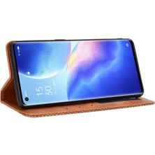 Manyi Mall Oppo Oppo 5 Pro 5g Için Kılıf Manyetik Kapatma Cüzdan Pu Deri (Yurt Dışından)