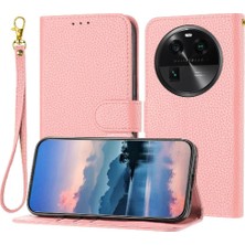 Manyi Mall Oppo Bulmak Için Telefon Kılıfı X6 Pro Flip Folio Pu Deri Litchi Desen Cüzdan (Yurt Dışından)