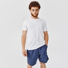 Decathlon Erkek Beyaz Nefes Alan Spor Tişörtü KIPRUN Dry 100 - Koşu