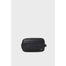 Emporio Armani Logolu Fermuarlı Traş Çantası Erkek Traş Çantası Y4R546 Y138E 81072