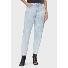 Pinko Pamuklu Yüksek Bel Mom Jeans Kot Pantolon 100379A1Mspj1