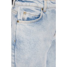 Pinko Pamuklu Yüksek Bel Mom Jeans Kot Pantolon 100379A1Mspj1