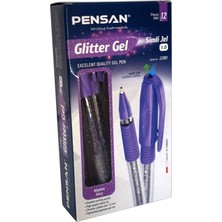 Pensan Glitter Gel Simli Jel Kalem 12 Adet