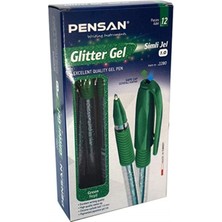 Pensan Glitter Gel Simli Jel Kalem 12 Adet