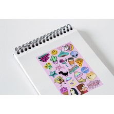 Liyacraft Super Girl Sticker Seti Planner Ajanda Bullet Journal Için Uygun Set