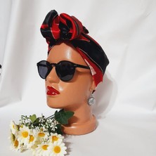 Oben Hobi Afrika Modeli Telli Bandana Saç Aksesuarı Özel Tasarım Kumaştan Yapılmış Kadın Saç Tokası Saç Bansı