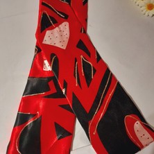 Oben Hobi Afrika Modeli Telli Bandana Saç Aksesuarı Özel Tasarım Kumaştan Yapılmış Kadın Saç Tokası Saç Bansı