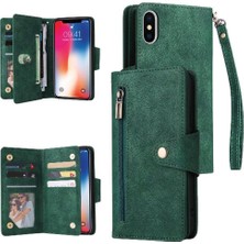 MY Boutique1 Iphone X/xs Kart Tutucu Fermuar Cüzdan Kapak El Kayışı ile (Yurt Dışından)