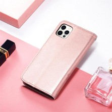 MY Boutique1 Iphone 12 Flip Kapak Dört Yapraklı Yonca Zarif Iş Kısa (Yurt Dışından)