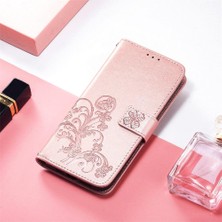 MY Boutique1 Iphone 12 Flip Kapak Dört Yapraklı Yonca Zarif Iş Kısa (Yurt Dışından)