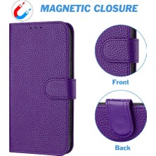 MY Boutique1 Oppo Phone 8 Pro Için Telefon Kılıfı Cüzdan Flip Folio Litchi Desen Pu Deri (Yurt Dışından)