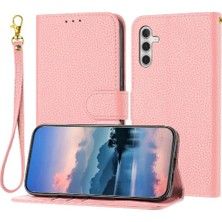 MY Boutique1 Samsung Galaxy M54 Litchi Desen Kart Yuvaları Için Telefon Kılıfı Tutucu Flip Pu (Yurt Dışından)