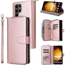 MY Boutique1 El Kayışı Cüzdan Kılıf ile Samsung Galaxy S24 Ultra Kart Tutucu Için Kılıf (Yurt Dışından)