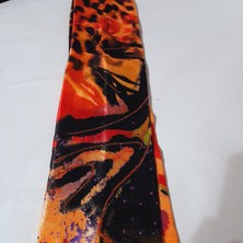 Oben Hobi Afrika Modeli Telli Bandana Saç Aksesuarı Sim Detaylı Özel Üretim Kumaş Kadın Toka