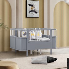Setay Mdf Beşik Siesta Büyüyen Beşik 90x130, Karyola 90x190