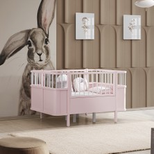 Setay Mdf Beşik Siesta Büyüyen Beşik 90x130, Karyola 90x190