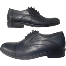 Dikyol  Erkek Lacivert Bağcıklı Deri Günlük Şık Ayakkabı  DİKYOL2356