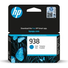 Hp 938 Camgöbeği Orijinal Mürekkep Toneri 4S6X5PE