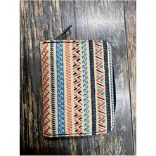 Street Bag Etnik Otantik Desenli Bölmeli Kullanışlı Cüzdan