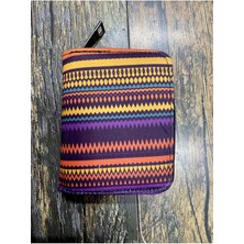 Street Bag Etnik Otantik Desenli Bölmeli Kullanışlı Cüzdan