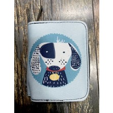 Street Bag Köpek Desenli Etnik Otantik Desenli Bölmeli Kullanışlı Cüzdan