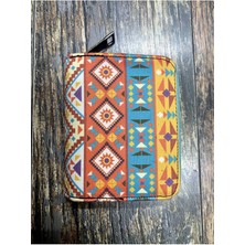 Street Bag Etnik Otantik Desenli Bölmeli Kullanışlı Cüzdan