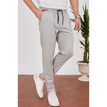Bay Aygün 4014 Duble Paça Joger Düz Pantolon_Açık Gri