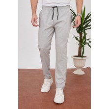 Bay Aygün 4014 Duble Paça Joger Düz Pantolon_Açık Gri