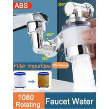 FAWER Faucet & Shower Fawer Arıtmalı 1080 Derece Dönebilen Evrensel Perlatör Musluk Ucu Filtre Musluk Başlığı