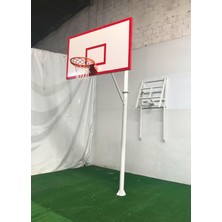 adelinspor Standart Basketbol Potası Sabit Çember 105*180 Ahşap Panya