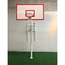 adelinspor Standart Basketbol Potası Sabit Çember 105*180 Ahşap Panya