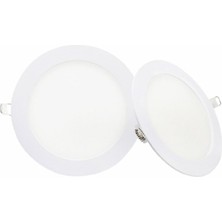 Kendal 10 Adet 6W 6500K Beyaz Smd Ledli Yuvarlak Slim Panel KDL400