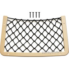 Goldsea Tekne Eşya Taşıyıcı Ceplik Eşya Filesi Bej 35 x 20 cm Bej