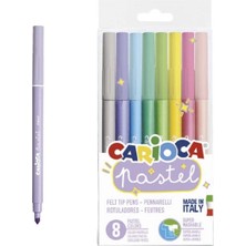 Carioca Pastel Süper Yıkanabilir Keçeli Boya Kalemi 8'li