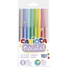 Carioca Pastel Süper Yıkanabilir Keçeli Boya Kalemi 8'li