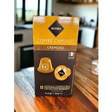 Rıoba Coffee Capsules Cremoso Kapsül Kahve 11 Adet