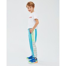 Skechers 2xi-Lock B Jogger Sweatpant Büyük Erkek Çocuk Mavi Eşofman Altı SK241077-420