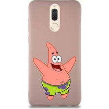 PrintiFy Huawei Mate 10 Lite Soft Premier Kapak Patrick Yıldız Tasarımlı Silikon Kılıf - Pudra