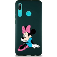 PrintiFy Huawei P Smart 2019 Soft Premier Kapak Minnie Mouse-E Tasarımlı Silikon Kılıf - Yeşil