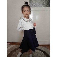 Kalbim Kids Kız Çocuk Ikili Takım Etek Bluz Takım