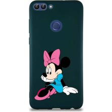 PrintiFy Huawei P Smart Soft Premier Kapak Minnie Mouse-E Tasarımlı Silikon Kılıf - Yeşil