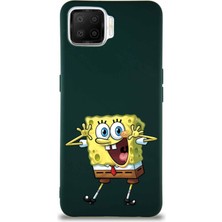 PrintiFy Oppo A73 Soft Premier Kapak Sünger Bob Tasarımlı Silikon Kılıf - Yeşil