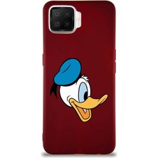 PrintiFy Oppo A73 Soft Premier Kapak Donald Duck-F Tasarımlı Silikon Kılıf - Mürdüm