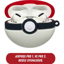 DGK Pro 1. ve Pro 2. Nesil Uyumlu Koruyucu Bluetooth Kulaklık Kılıfı Pokemon Figürlü