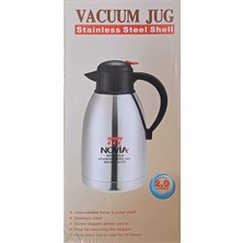 Tekno Trust Çelik 777 Novia Termos 24 Saat Sıcak.soğuk Korur 2lt Taşıma 1 Yıl Gümüş