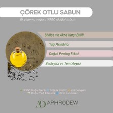 Aphrodew Çörek Otlu Vegan Doğal Sabun - Sivilceye Meyilli Ciltler İçin Yağ Arındırıcı, Doğal Peeling Etkili