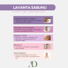 Aphrodew Lavanta Aroma Terapi Doğal Vegan Sabun - Ciltte Temizlik Ve Doğal Tazelik - 100 Gr