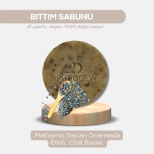 Aphrodew Bıttım Vegan Doğal Sabun - Matlaşmış Saçları Onarmada Etkili, Cildi Besler - 100 gr