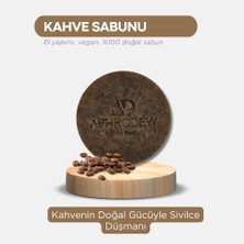 Aphrodew Kahve Doğal Vegan Sabun - Kahvenin Doğal Gücüyle Sivilce Düşmanı - 100 gr