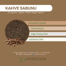 Aphrodew Kahve Doğal Vegan Sabun - Kahvenin Doğal Gücüyle Sivilce Düşmanı - 100 gr